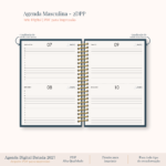 Arquivo Agenda Masculina Horizontal 2027 2DPP - Imagem 2