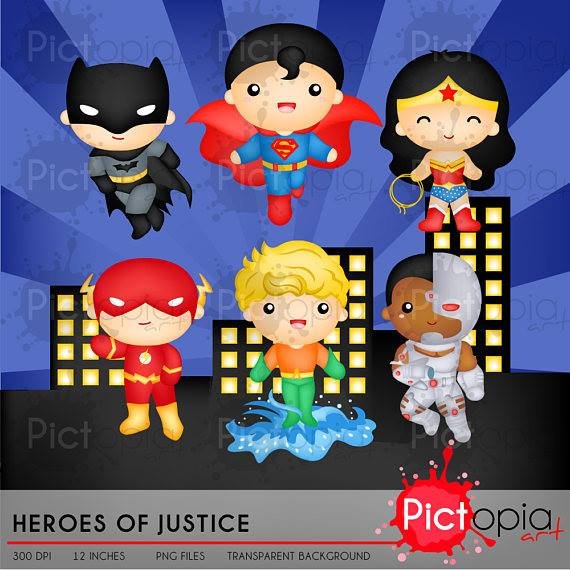 Heroesofjustice Kit Digital Heróis da Justiça - Imagem 1
