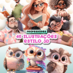 Kit Digital Dia dos Professores 3D