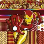 Kit Digital Papeis Homem de Ferro