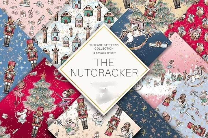 KARAMFILA The Nutcracker Kit Digital Papeis Quabra-Nozes - Imagem 1