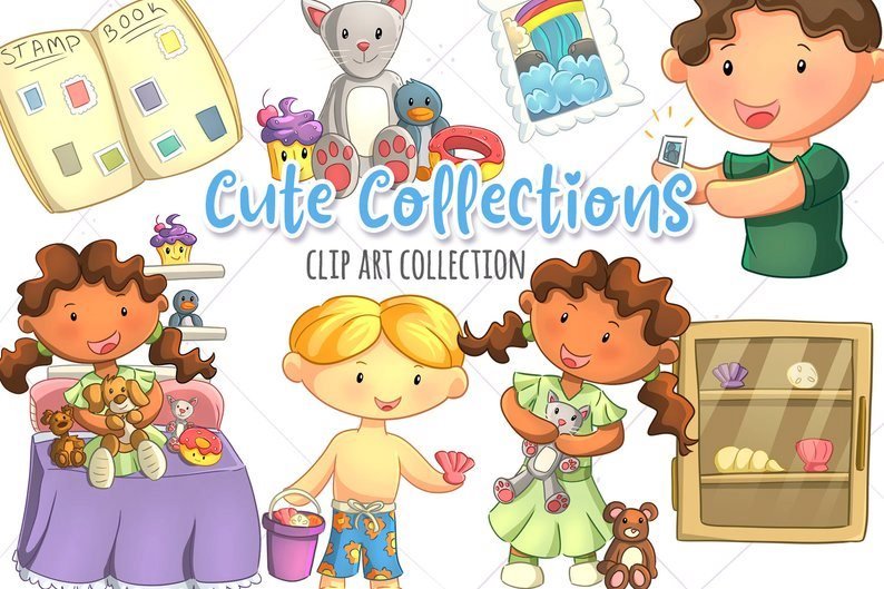 KIK_CuteCollections Arquivo Kit Digital Crianças Brincando - Imagem 1