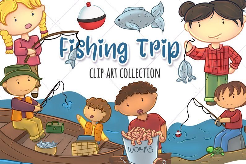 KIK_FishingTrip Arquivo Kit Digital Pescaria - Imagem 1