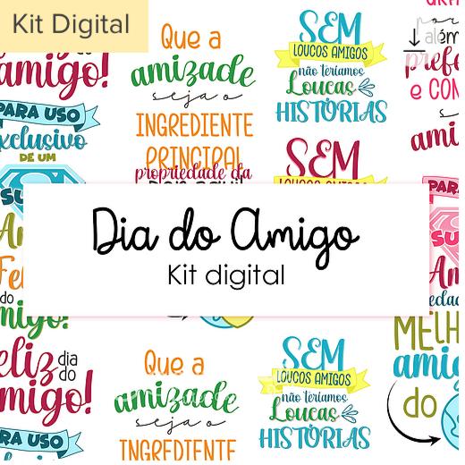 KIT DIGITAL AMIZADE - Loopinha Kit Digital Dia do Amigo - Imagem 1