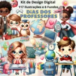 Kit Digital Dia dos Professores Sala de Aula