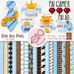 Kit Digital Dia dos Pais Pai Gamer