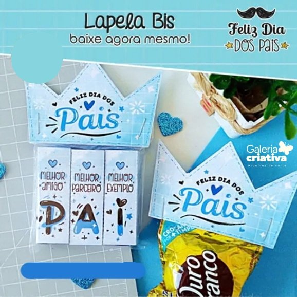 LAPELA BIS DIA DOS PAIS Arquivo Dia dos Pais Lapela Bis - Imagem 1