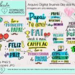 Kit Digital Papai Frases Felizes