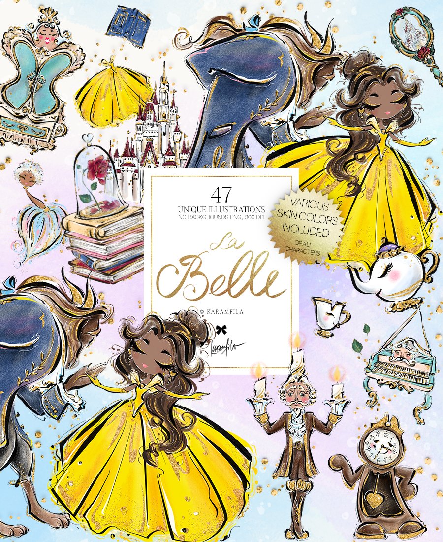 La Belle Kit Digital A Bela e a Fera - Imagem 1