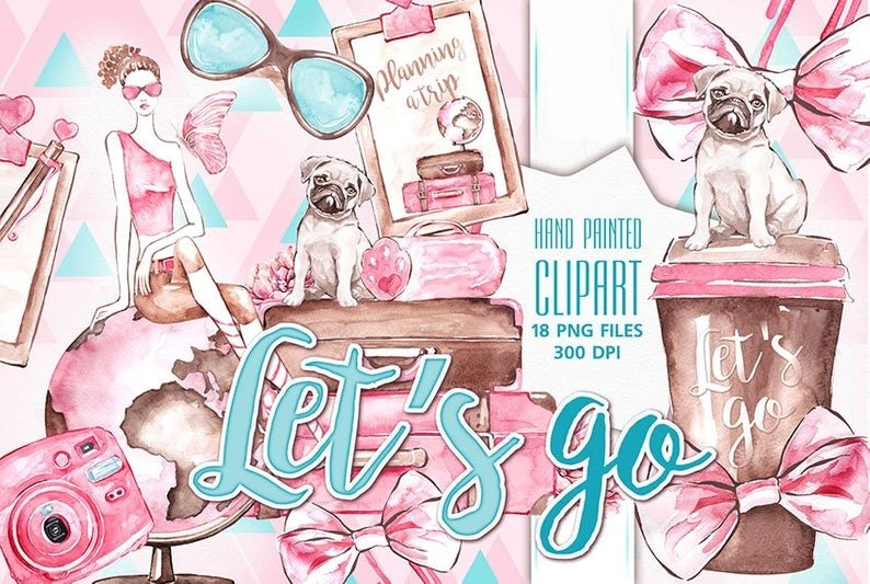 Let_s Go-Iva Arquivo Kit Digital Férias com Meu Dog - Imagem 1