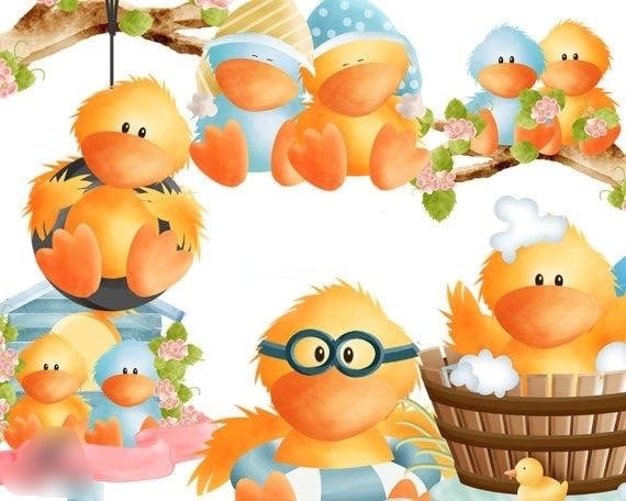 Little Chicks Great Adventure 2-TNCo Kit Digital Dias dos Namorados - Patinhos - Imagem 1