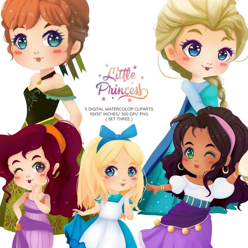 Little Princess 3 Kit Digital Pequenas Princesas 3 - Imagem 1