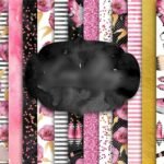 Kit Digital Papéis Floral Rosa