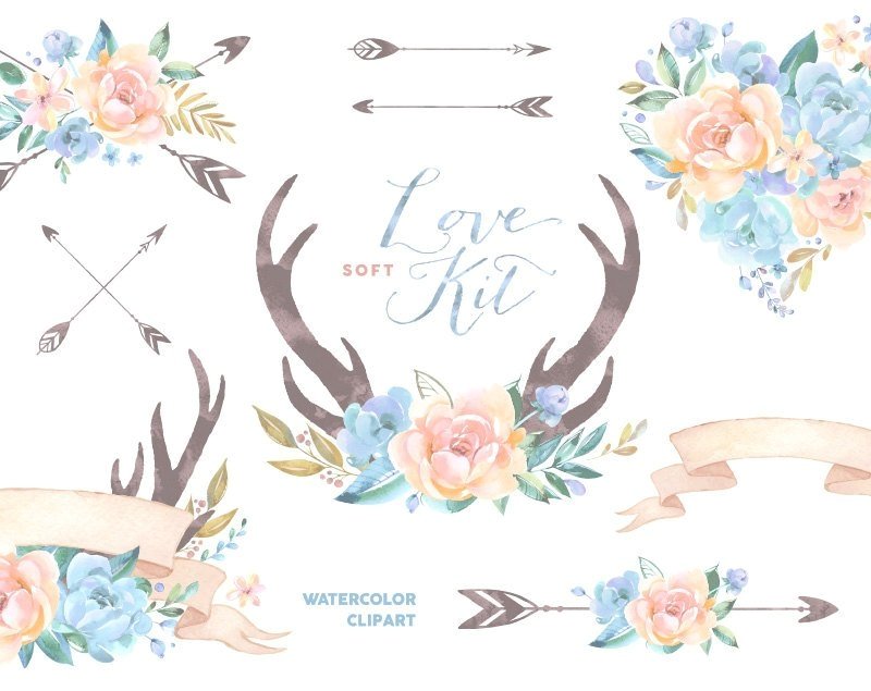 Love Soft Kit-Octopus Kit Digital Kit de amor macio - Imagem 1