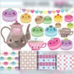 Kit Digital Macarrons