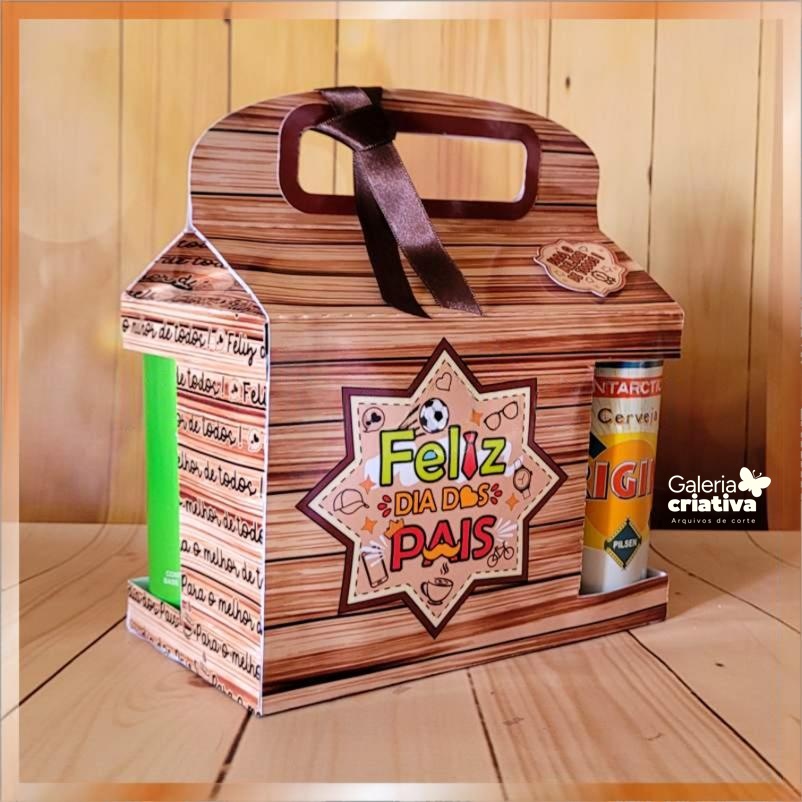 Maleta Latas 269ml e Petiscos Arquivo Dia dos Pais Maleta Lata e Petiscos - Imagem 1