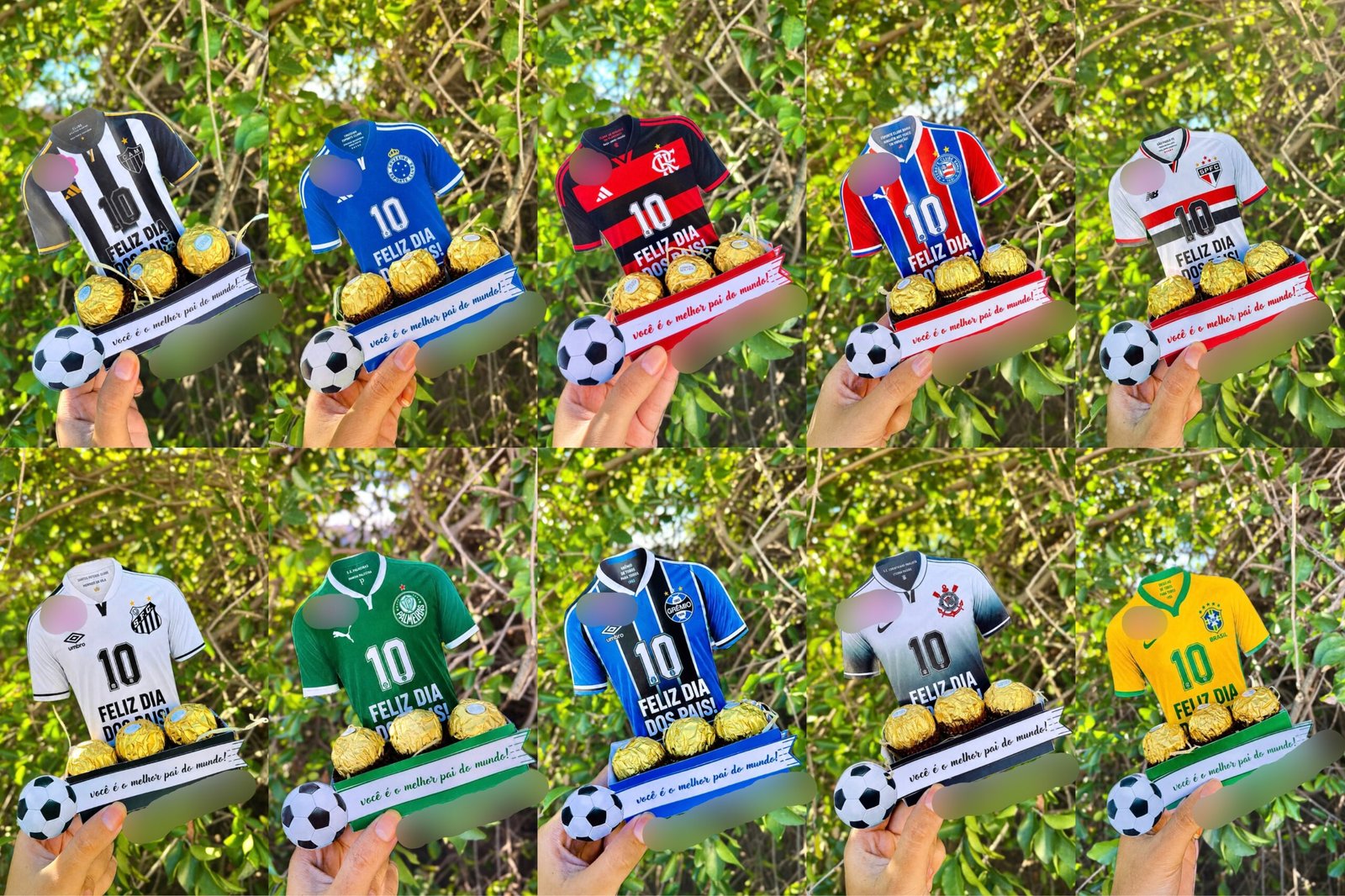 Melhor pai do mundo - Caixa box Time de Futebol Arquivo Dia dos Pais Caixa Times de Futebol - Imagem 1