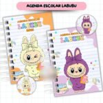 Arquivo Agenda Escolar Menina Labubu 2026 - Imagem 4