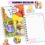 Arquivo Agenda Escolar Menina 2026 - Bobbie Goods - Imagem 4