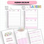 Arquivo Agenda Escolar Menina Labubu 2026 - Imagem 2