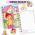 Arquivo Agenda Escolar Menina 2026 - Bobbie Goods - Imagem 5