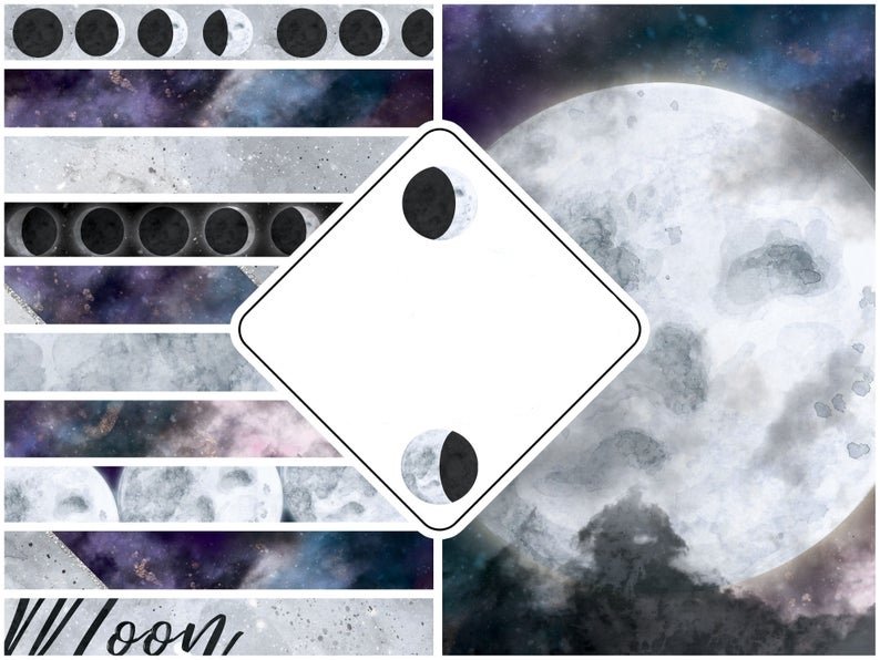 Moonology - Papeis Kit Digital Papéis Gótica - Imagem 1