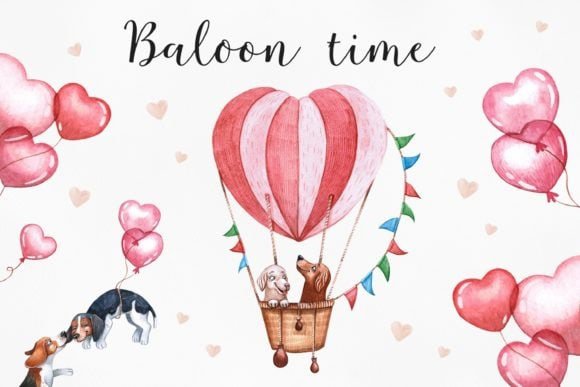 NAMORADOS - BALLOON TIME - BALÃO DE CORAÇÃO Kit Digital Dia dos Namorados - Imagem 1