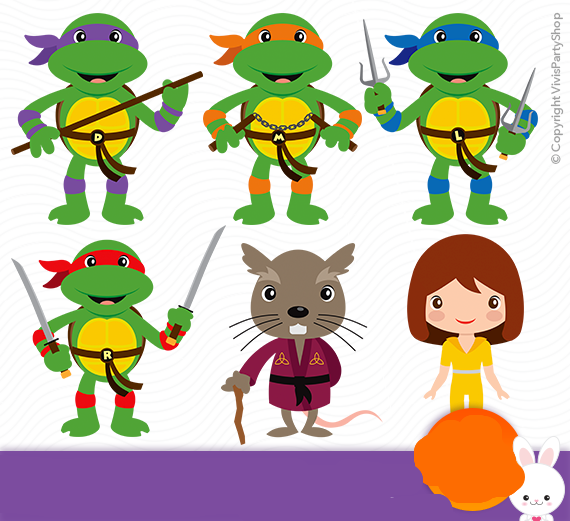 NINJATURTLES Kit Digital Tartarugas Ninja - Imagem 1