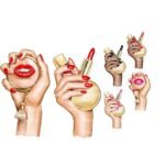 Kit Digital Unhas e Labios