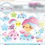 Kit Digital Sereia Unicornio