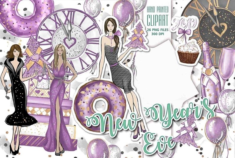 New Year_s Eve-Iva Arquivo Kit Digital Mãe Maravilhosa - Imagem 1