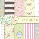 Kit Digital Papeis Animais Rimas Clipart
