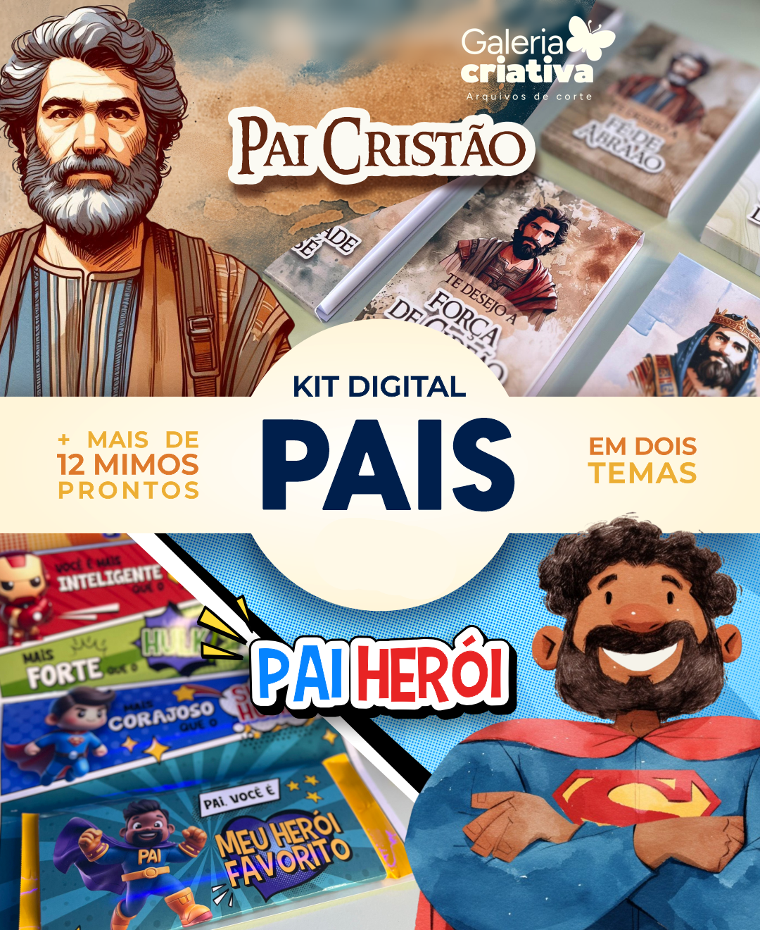 PAIS 2024 Arquivo Coleção Dia dos Pais Cristão 2026 - Imagem 1