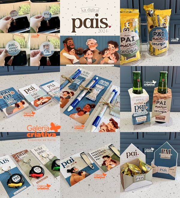 PAIS 2024 Arquivo Dia dos Pais Coleção 2024 - Imagem 1