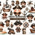 Kit Digital PIRATA CUTE