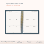 Arquivo Agenda Masculina Vertical 2027 2DPP - Imagem 2