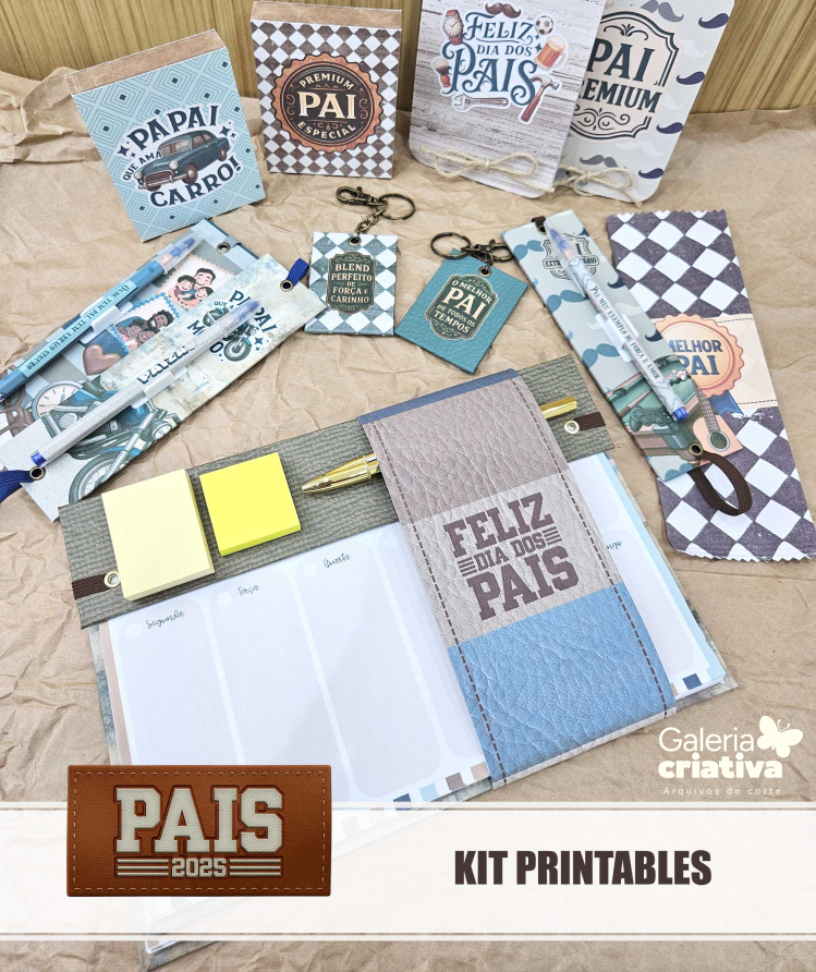 Pais 2025 - Kit Printables Arquivo Dia dos Pais 2025 Kit Printables - Imagem 1