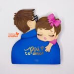 Arquivo dia dos Pais Topo Papai com Bebê o Ombro 2