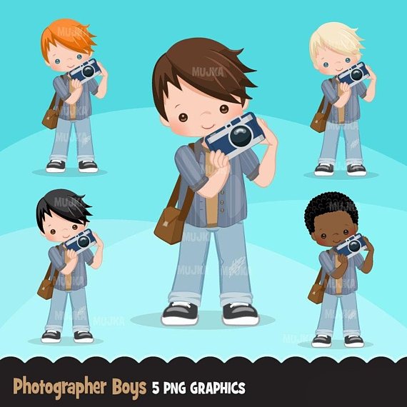 Photographer Boys MUJKA Arquivo Kit Digital Fotografo - Imagem 1