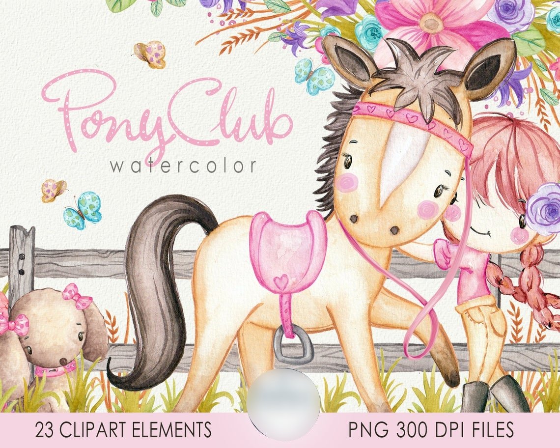 Pony Club Kit Digital Poney - Imagem 1
