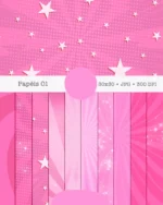 Kit Digital Papéis Barbie Pink Word - Imagem 3