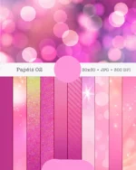 Kit Digital Papéis Barbie Pink Word - Imagem 4