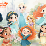 Kit Digital Princesas Baby Cute