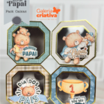 Arquivo Dia dos Pais Caixas Visor Octagonal Querido Papai