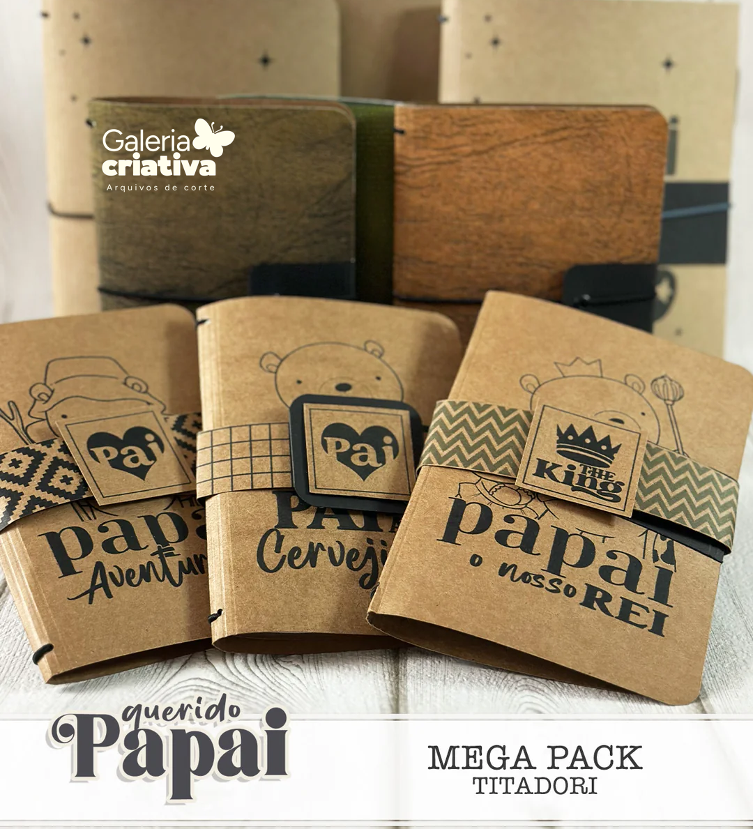 Querido Papai - Mega Pack Titadori Arquivo Dia dos Pais Mega Pack Midori Querido Papai - Imagem 1