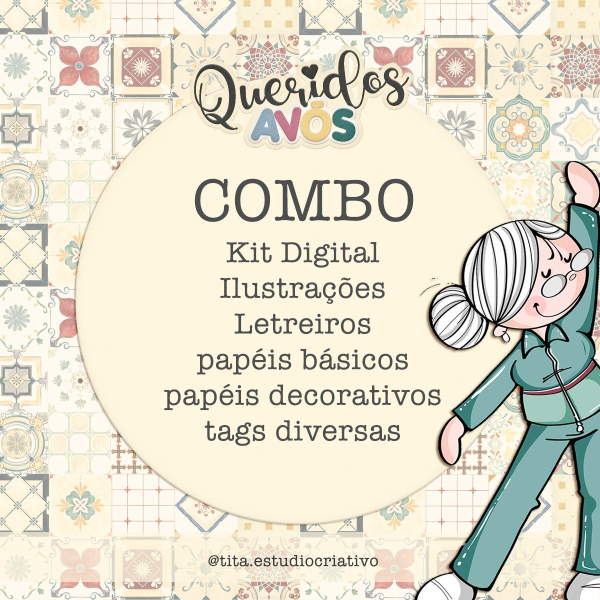 Queridos Avós 2 - Combo Digital Kit Digital Queridos Avós 2 - Imagem 1