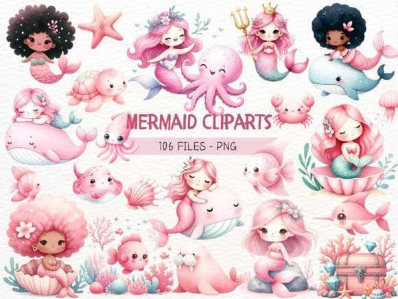SEREIA FUNDO DO MAR Kit Digital SEREIA FUNDO DO MAR - Imagem 1