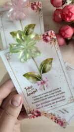 Arquivo Dia do Amigo Card Presilha Flor - Imagem 2