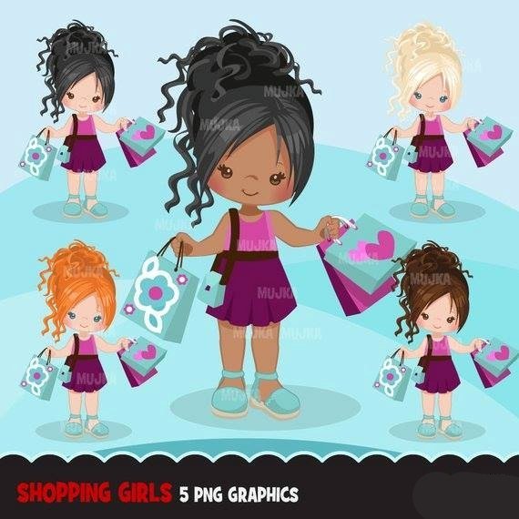 Shopping-Girls-2-MUJKA Arquivo Kit Digital Garotas no Shopping 2 - Imagem 1