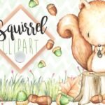 Kit Digital Esquilo Clipart